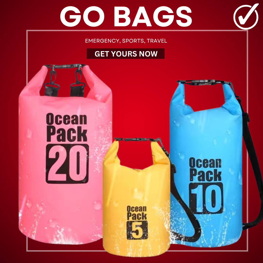 Emergency Go Bag! Water proof and Leak Proof 30 L