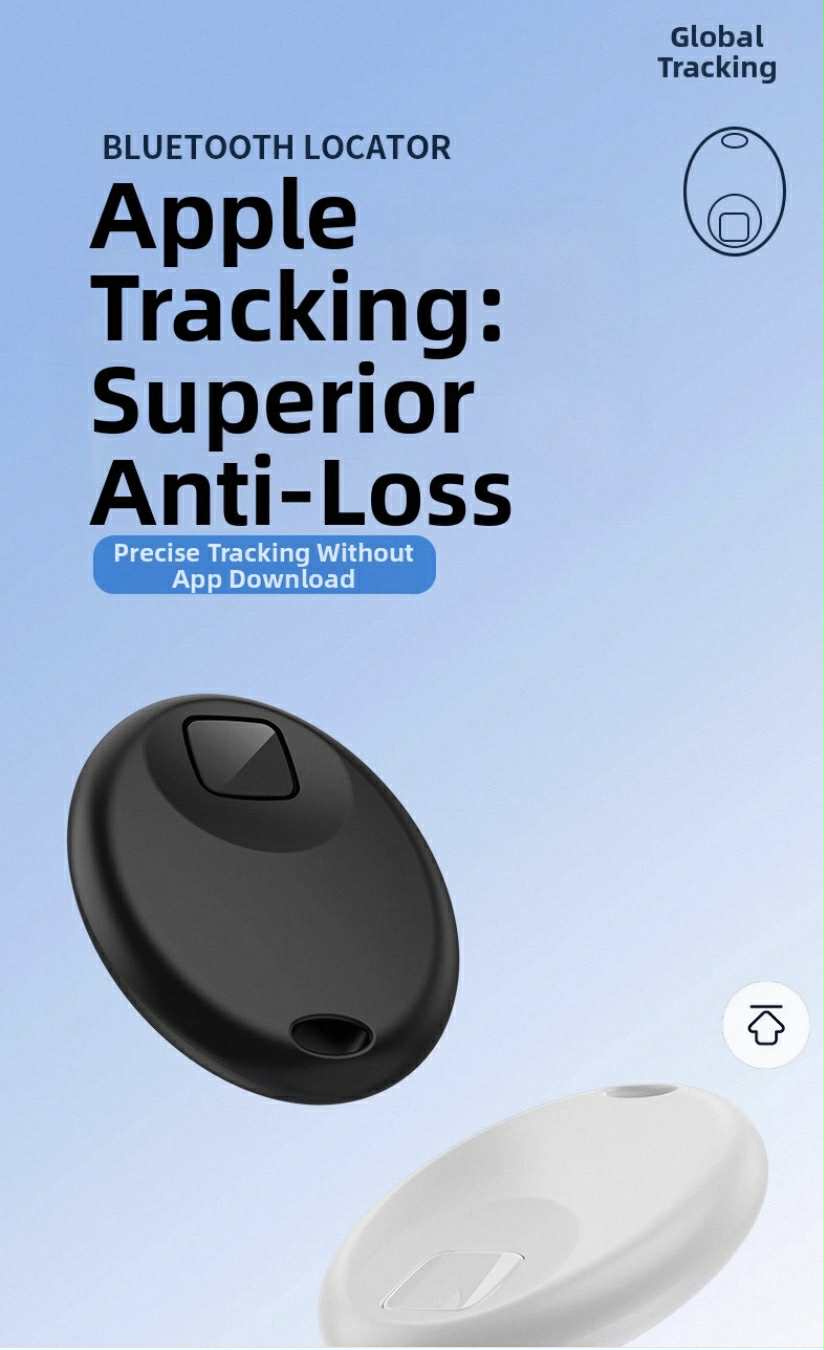 Smart Anti-Loss GPS Locator Tag – 365-Day Battery, No Data or SIM Required
