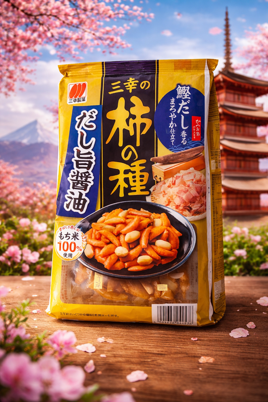 🇯🇵 Sanko Seika Kaki no Tane Rice Crackers – A Japanese Classic Snack 🇯🇵