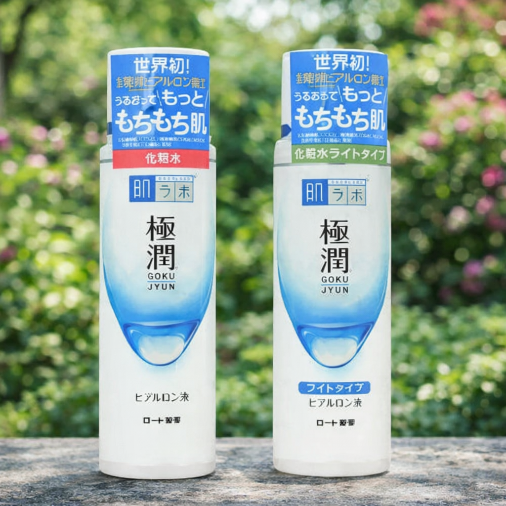 Hadalabo Gokujun Hyaluronic Lotion Moisturizer and Toner